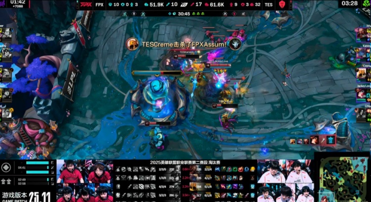 🎮沙一把赢了！Kanavi波比+Crisp牛头完美开团和保护 TES拿赛点