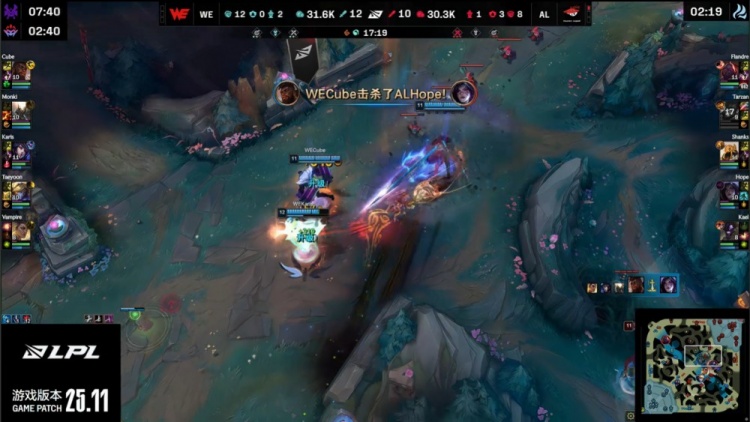 🎮还手了但没用！Karis妖狐四杀难C 积分王杰卡莎屠戮 AL拿赛点