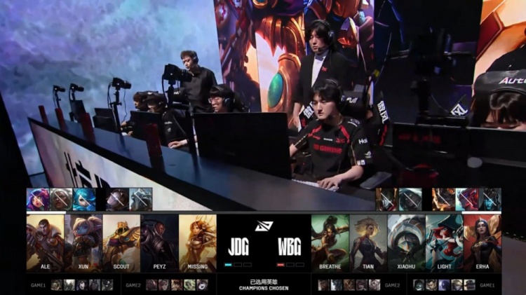 🎮看锤！Xun波比坚定风采秀翻Xiaohu JDG双C伤害爆炸先拿赛点