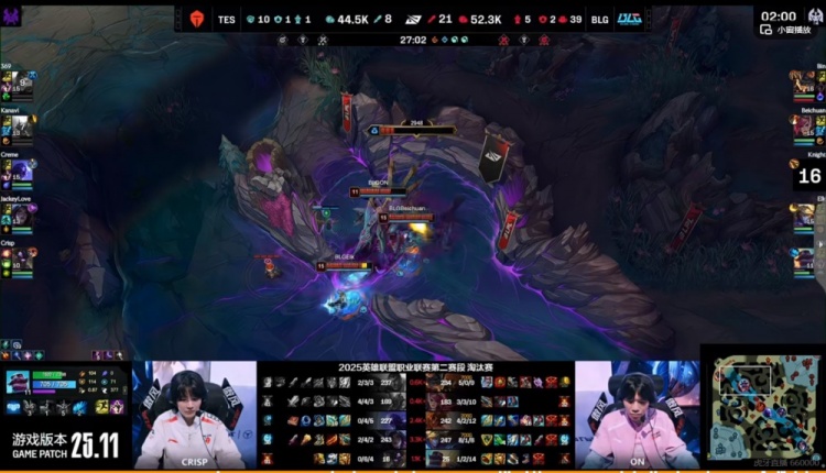🎮先碾一局！Creme瑞兹隐身 Bin兰博大火完爆369杰斯 BLG赢首局