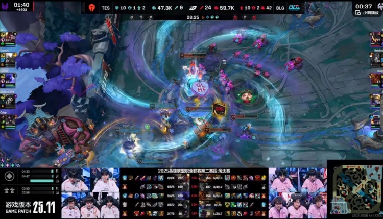🎮先碾一局！Creme瑞兹隐身 Bin兰博大火完爆369杰斯 BLG赢首局
