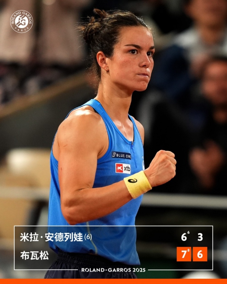 📈本届法网最大黑马布瓦松世界排名上升296位，来到第65位！