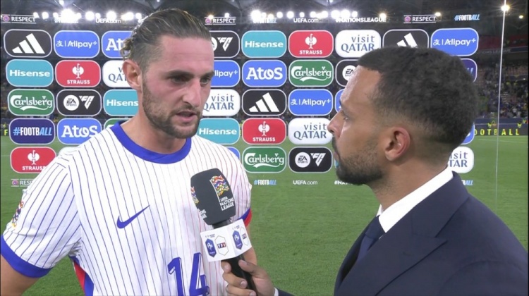 Rabiot：法国创造了很多获胜的机会 但我们在防守方面遇到了困难