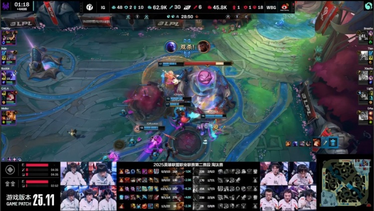 🎮小天丧尸杀手潘森遭反噬 Rookie雷神瑞兹12杀屠戮 iG扳回一城
