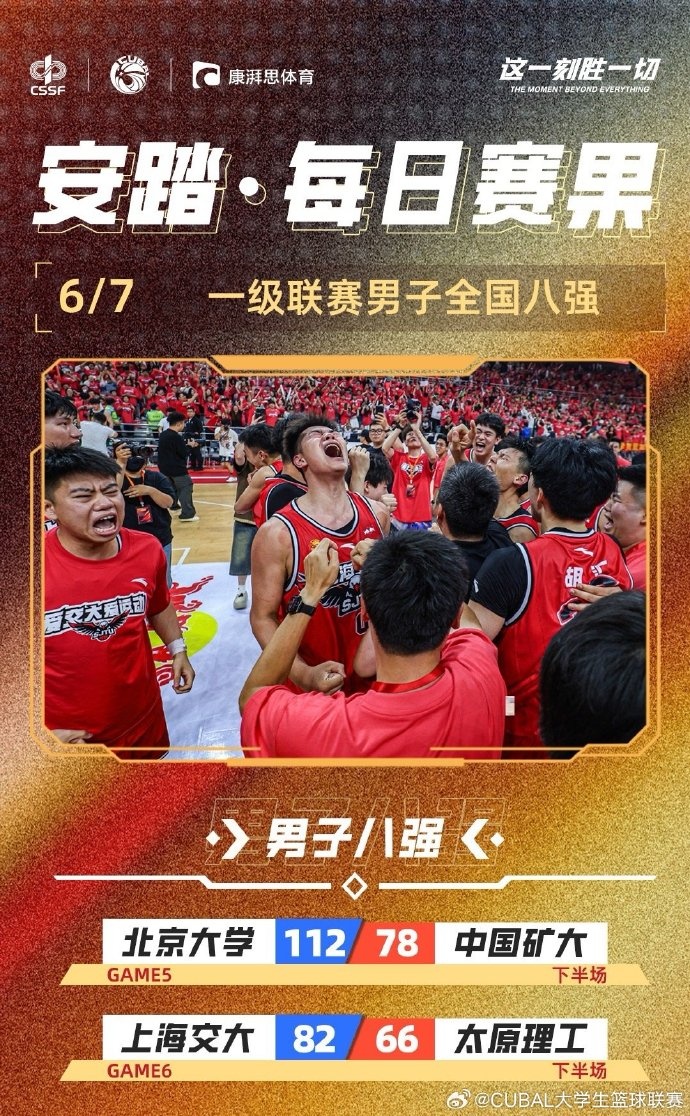 CUBAL全国赛8进4：北京大学再胜中国矿大 上海交大逆转太原理工