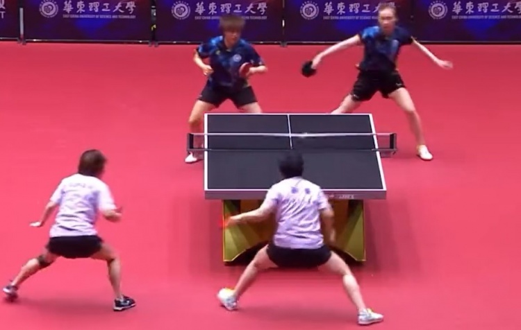 2025年乒乓球超级联赛女子团体的第一阶段：Kuai Man/Haino Myu击败了Zhang Xiangyu 3-0/Wang Xiaotong