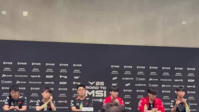 T1小组采访Doran Oneer Keria想见Al Guma想要赢得BLG Faker想要玩LEC