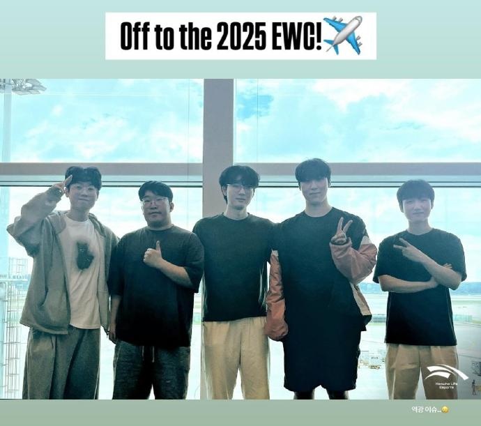 GAM晒与CFO机场合照：LCP准备好了！2025EWC我们来了