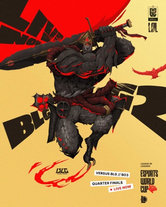 即将对战BLG，G2赛前发文：我们G2和BLG两兄弟回来了