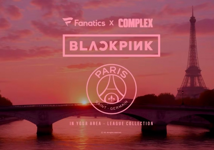 足球跟Kpop的碰撞，巴黎推出与BLACKP