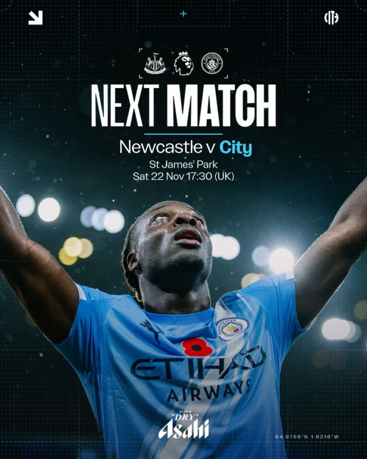 一边倒！纽卡斯尔近20年在英超35次对阵曼城，6平28负仅取得1胜