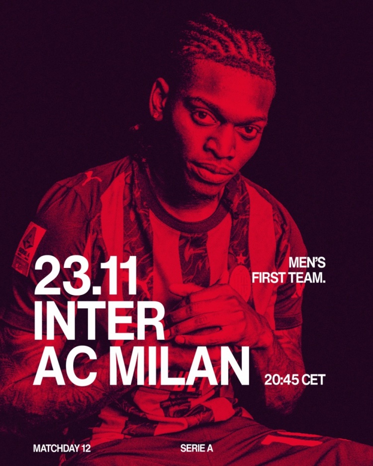 大战在即！米兰双雄发布海报预热德比战