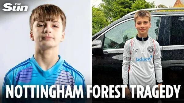 太阳报：15岁前诺丁汉森林青训门将乔什·特拉维斯不幸离世