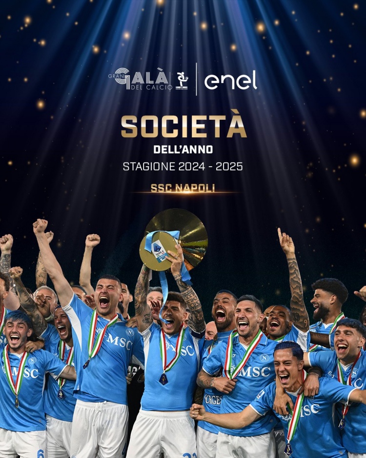 问鼎意甲！那不勒斯当选意大利球员协会上赛季最佳球队