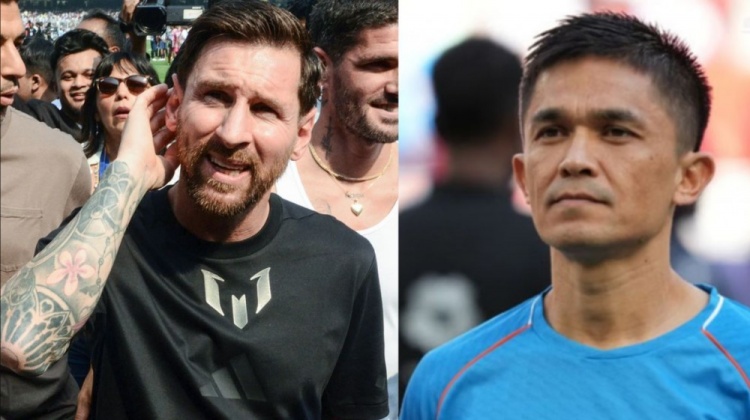 不满印度足球现状！印媒：印度传奇切特里拒绝了与梅西会面的邀约