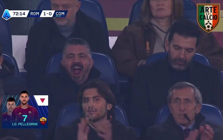 【球迷报道】全市场：加图索和布冯现场观看了罗马的比赛，考察意