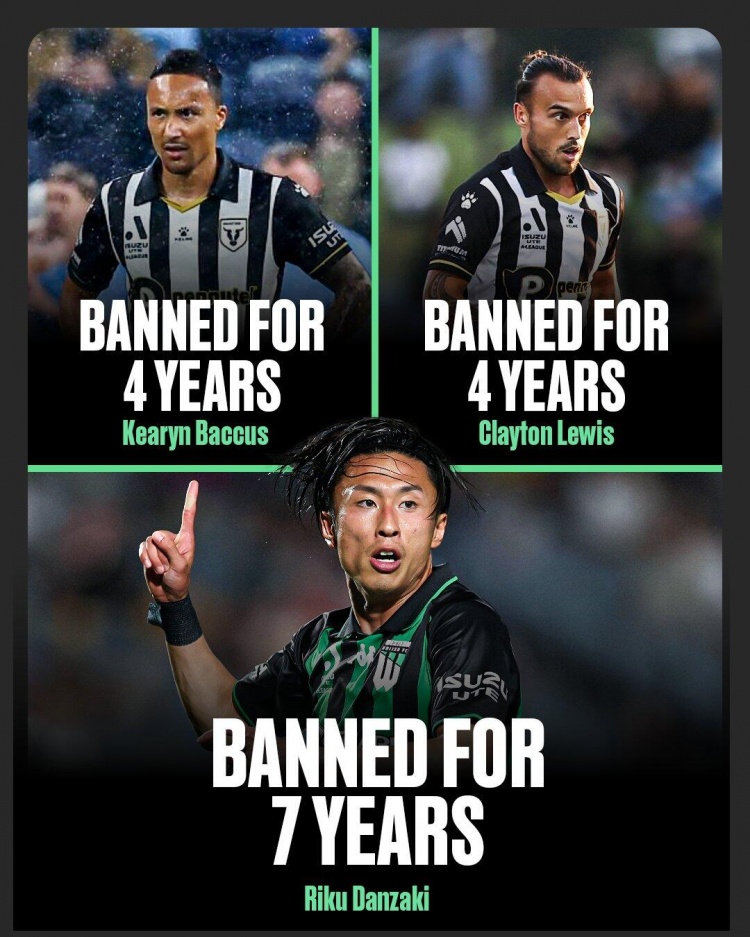 BBC：因参与打假球行为，四名前澳超球员被处于禁足数年处罚