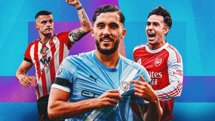 进球网评本赛季英超十佳引援：扎卡、谢尔基、苏维门迪在列