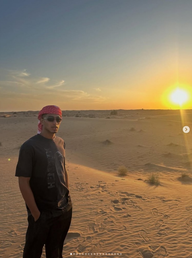 享受假期！贝林厄姆兄弟在迪拜度假