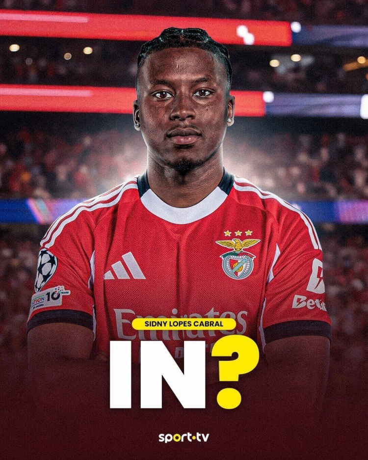 [体育资讯]葡媒：本菲卡敲定冬窗首签卡布拉尔，转会费600万