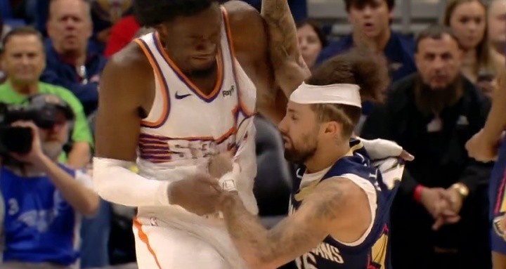 [体育前线]马威老六互殴！奥特：背靠背球员睡眠不足 这⬆️种