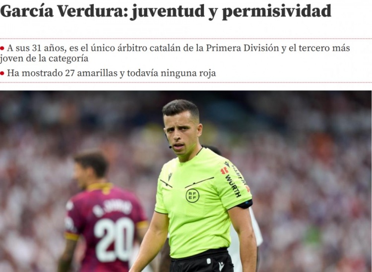 【足球】西甲第3年轻裁判！打破惯例，加泰地区裁判巴尔杜拉执法