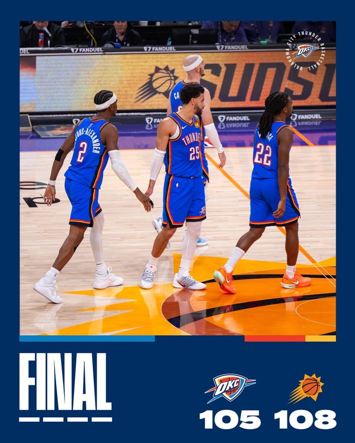 雷霆苦吞第6??！美網友：裁判老爹今天沒發(fā)力 沒哨SGA像湖人威少