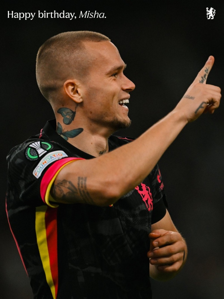 [球迷报道]切尔西祝穆德里克25岁生日快乐，球员已被禁赛超过