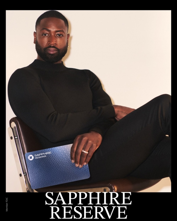 拍廣告都這么帥！韋德為大通銀行拍攝廣告宣傳照！