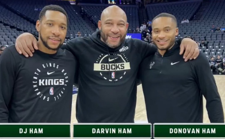 父子同臺！雄鹿VS國王比賽 哈姆父子三人作為對陣雙方同場競技