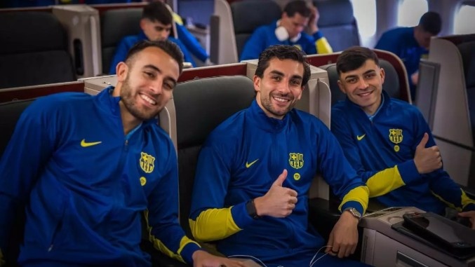 拉波爾塔親自帶隊！每體：巴薩已抵達(dá)西超杯舉辦地吉達(dá)