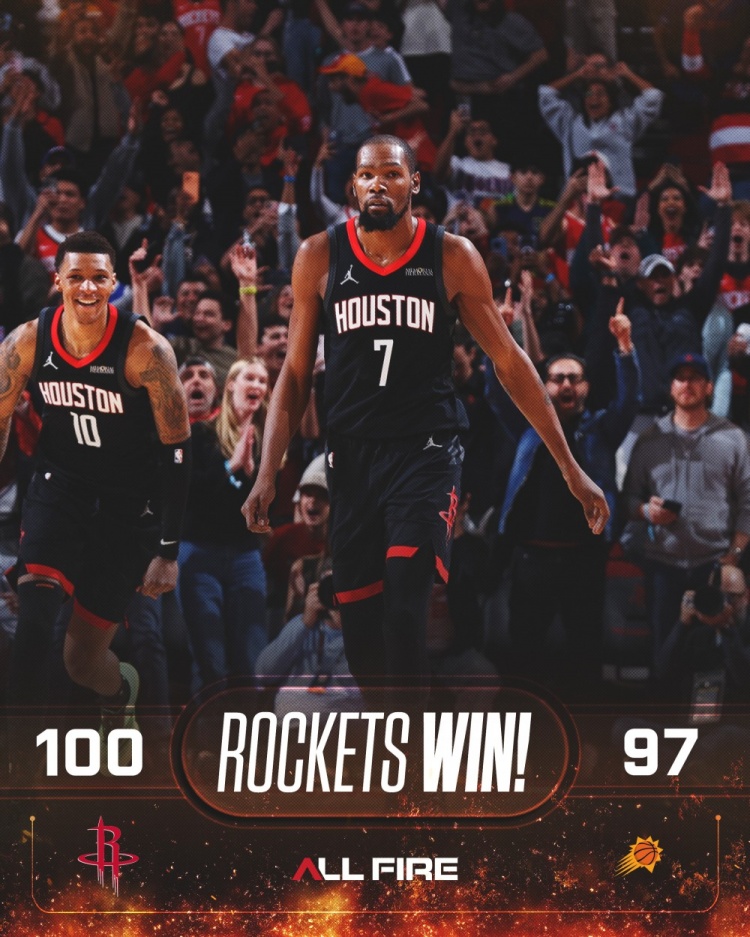 [有趣体育]死神射日！美网友：火箭终于肯让杜兰特投关键球了 