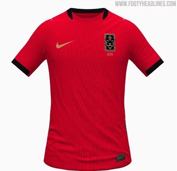 【精彩资讯】韩国队世界杯球衣曝光：主场采用金色修饰，客场以紫