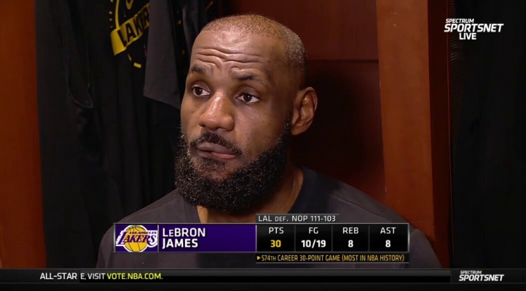 [赛事追踪]詹姆斯：相比于年轻时 我对每❕晚能够出战比赛更加