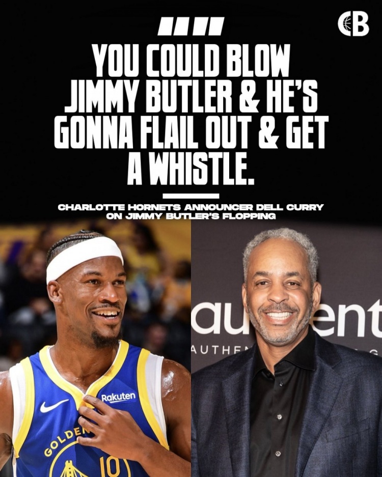 戴爾·庫里：你對著巴特勒吹口氣 他也會夸張倒地讓裁判響哨