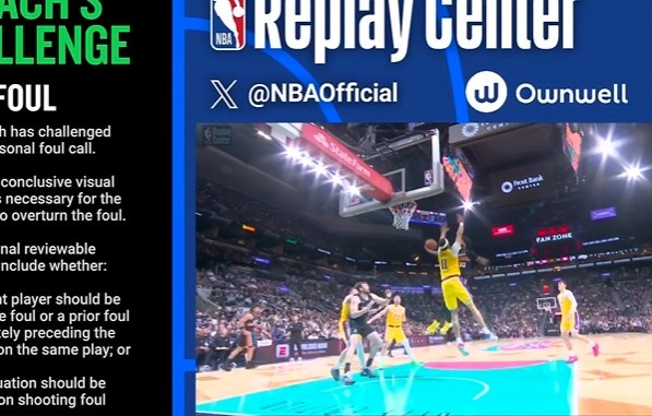 哨子有點(diǎn)慢！尚帕尼沖擊籃筐裁判吹海斯犯規(guī) 雷迪克果斷挑戰(zhàn)成功