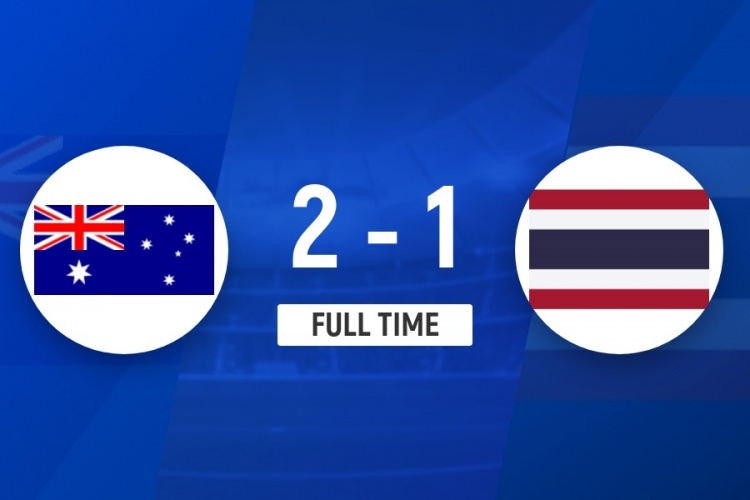 U23亚洲杯-澳大利亚2分钟2球2-1十人泰国迎开门红 詹森恶犯直红