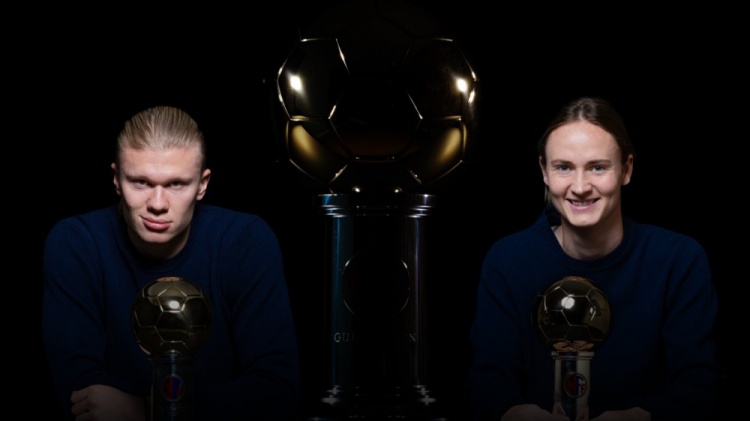 官方：哈兰德荣膺2025年挪威金球奖，连续第6年获奖