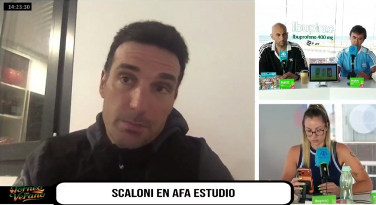 斯卡洛尼：最近和梅西见面没聊世界杯，时间还早不要给他太大压力