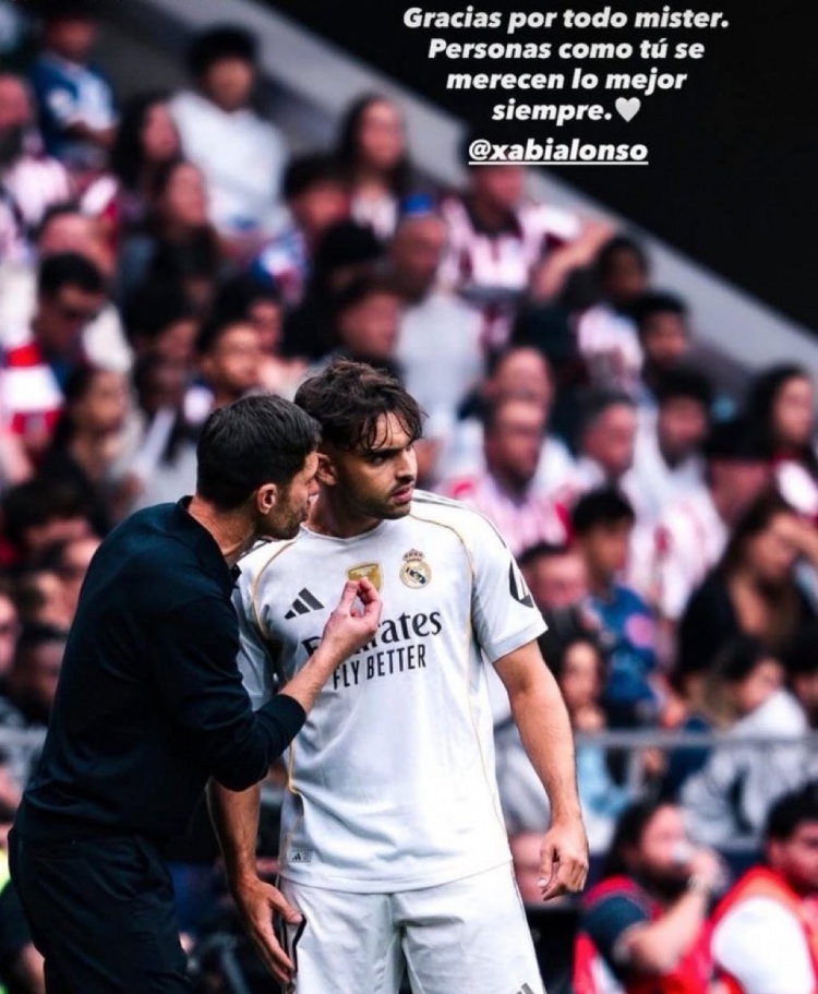 劳尔·阿森西奥告别阿隆索：感谢您所做的一切，您配得上最好的