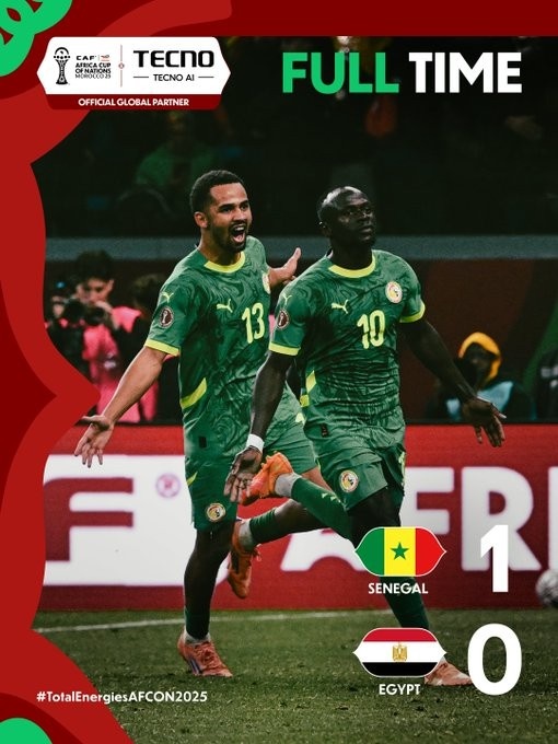 塞内加尔近28场非洲杯19次零封，常规时间17场不败是历史第二长