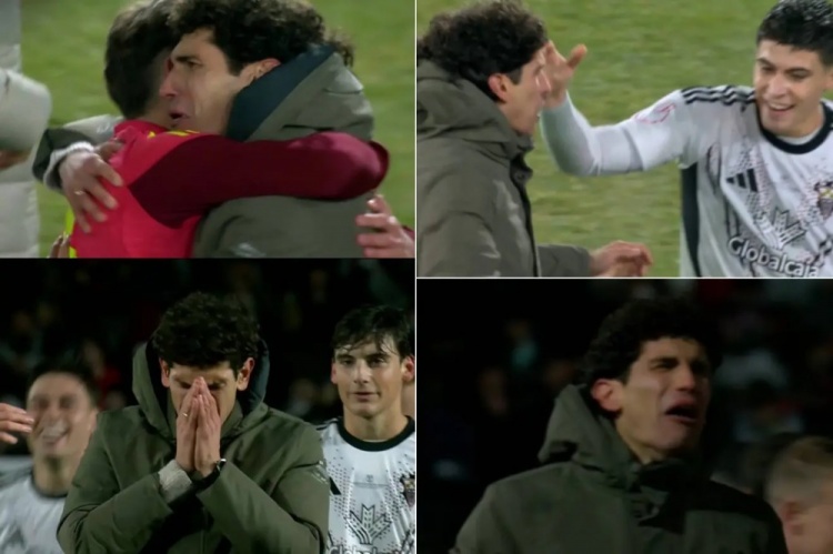 淘汰老东家皇马！巴列霍在赛后泪流满面，阿尔瓦塞特队友轮番安慰