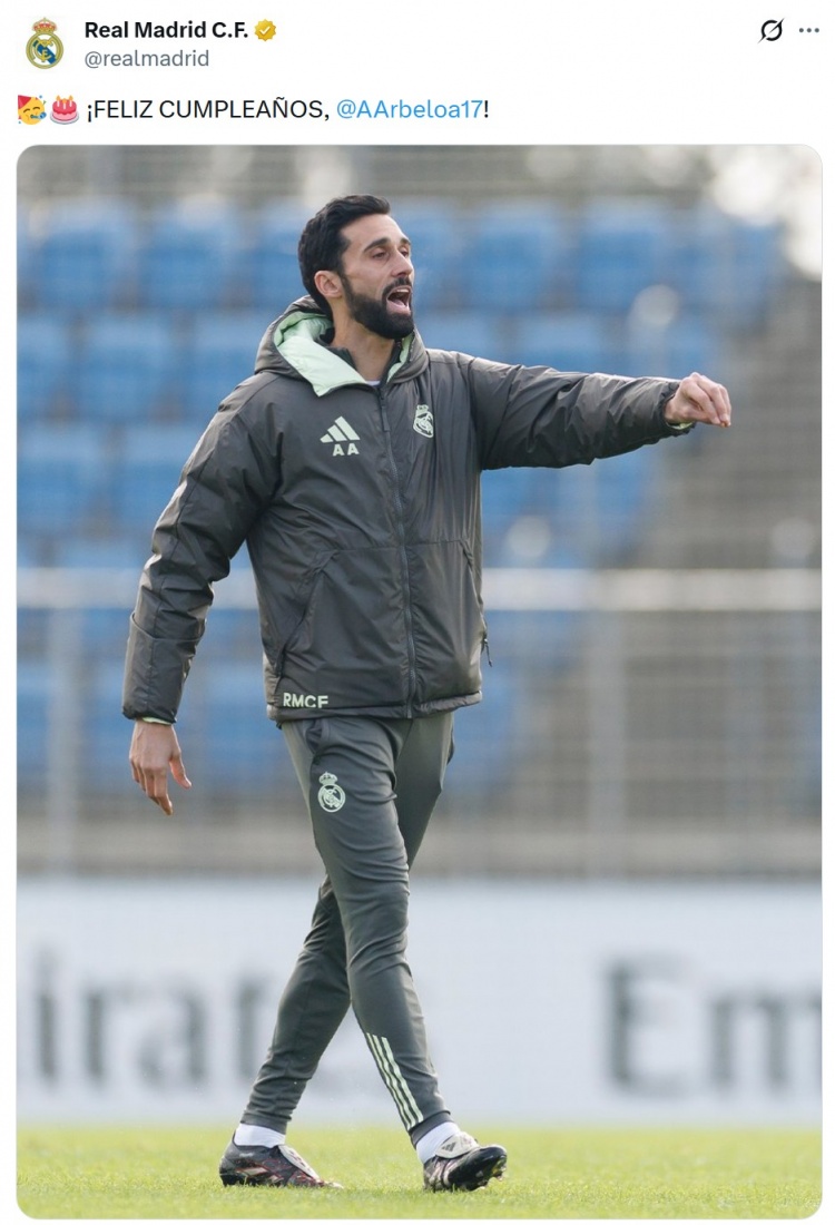 【好看推荐】皇马官方祝阿韦洛亚43岁生日快乐，今晚将迎来伯纳