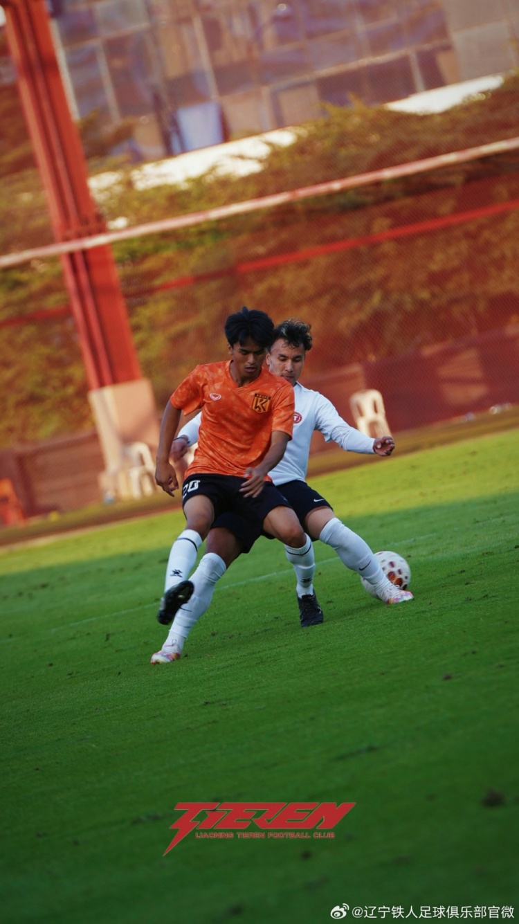 冬训热身赛，辽宁铁人4-0泰国T3级别卡塞姆·邦迪特大学队