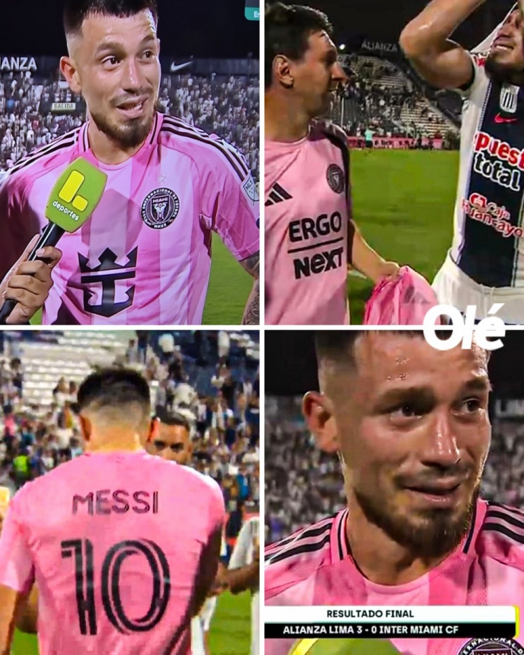 【新闻简讯】利马⬆️联盟球员谈与梅西换球衣：这是梦想成真，他