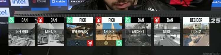 🎮这图没打过不ban？s1mple大狙四杀无力回天 BC输3D掉入败者组