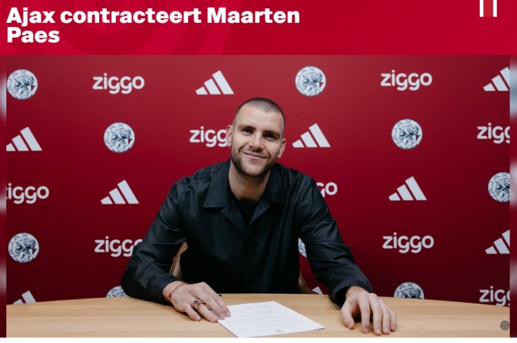 官方：阿贾克斯签下27岁印尼国门佩斯，合同至2029年6月