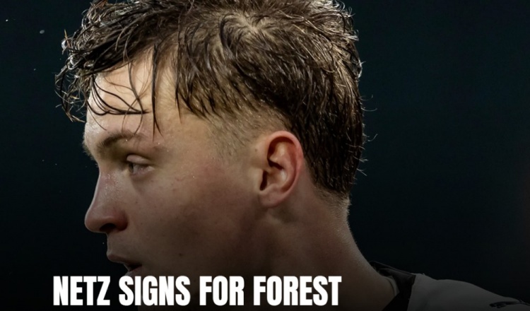 森林官方：门兴22岁后卫内茨加盟，签约至2030年