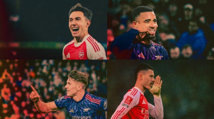 阿森纳一月最佳球员候选：约克雷斯、热苏斯、马丁内利和苏维门迪