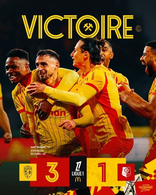 朗斯21轮法甲积49分，新世纪此前11支达成此成就球队均最终夺冠